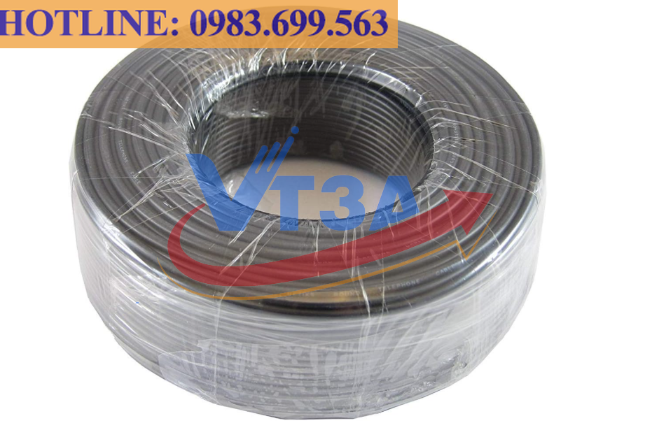 Cáp điện thoại 1 đôi 2 lõi 1x2x0.5 ngoài trời 