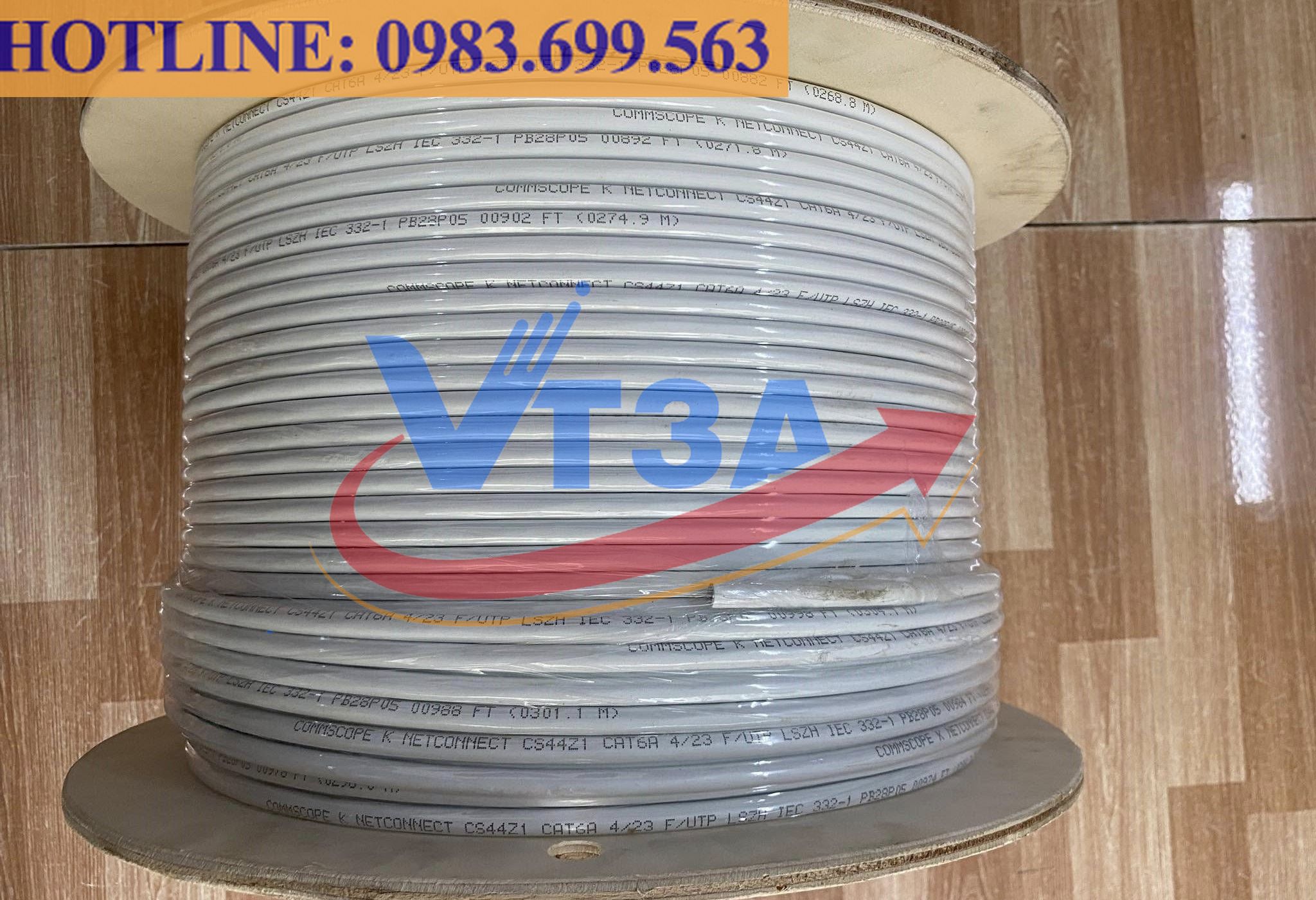 Cáp mạng CAT6A commscope 