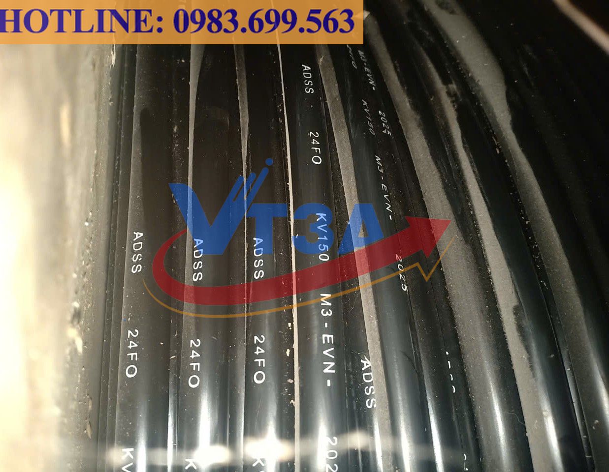 Cáp quang treo 24Fo ADSS khoảng vượt 150