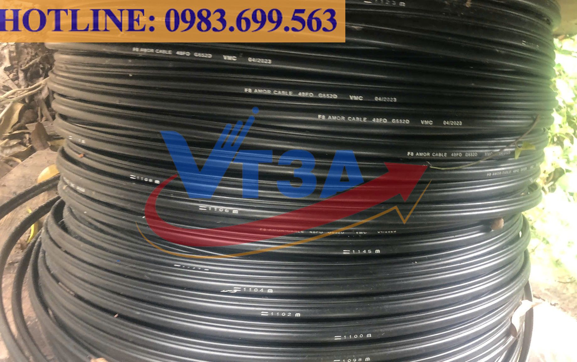 Cáp quang treo 48Fo Có kim loại TCKL 