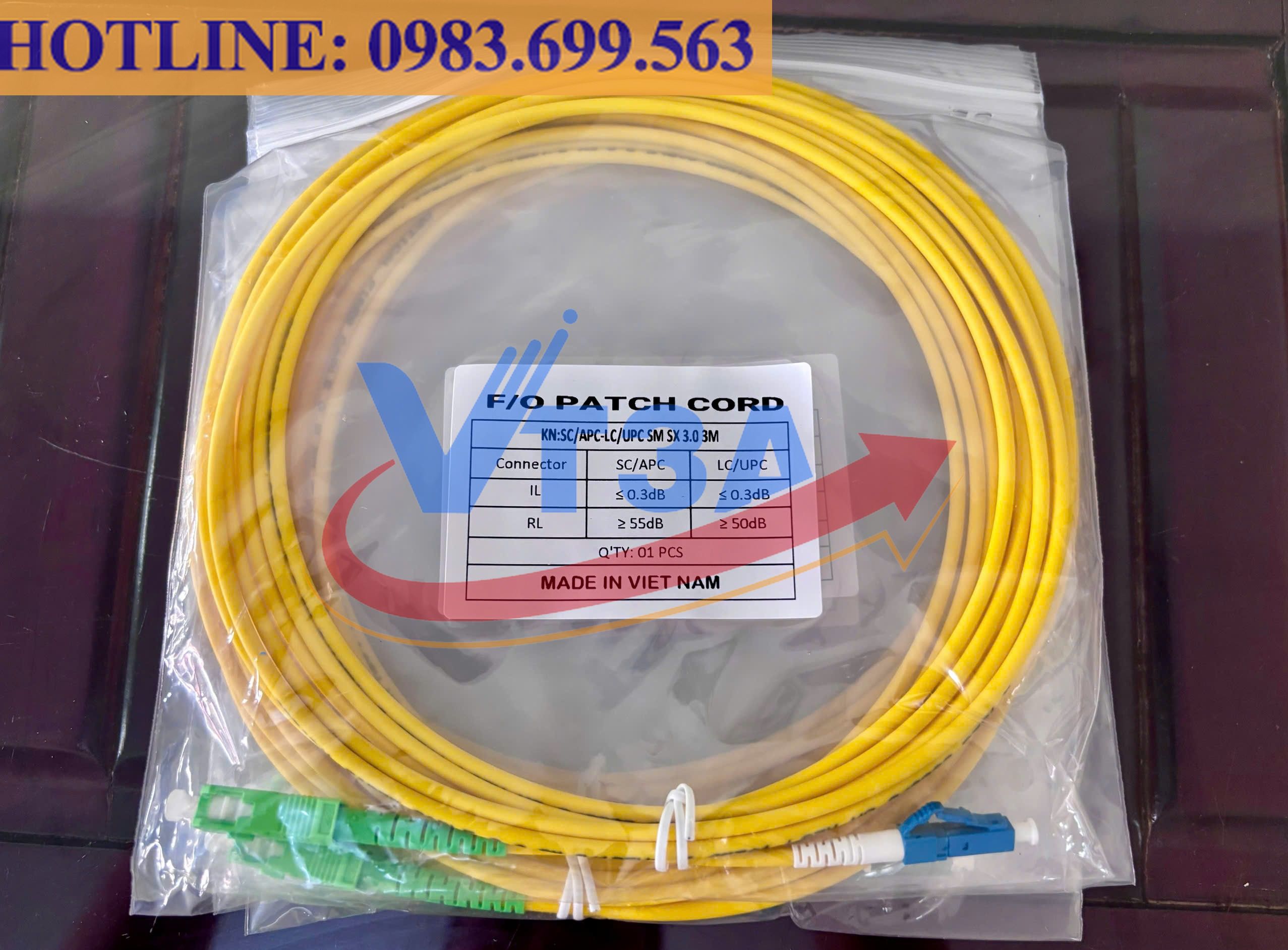 Dây nhảy quang SC/APC-LC/UPC 