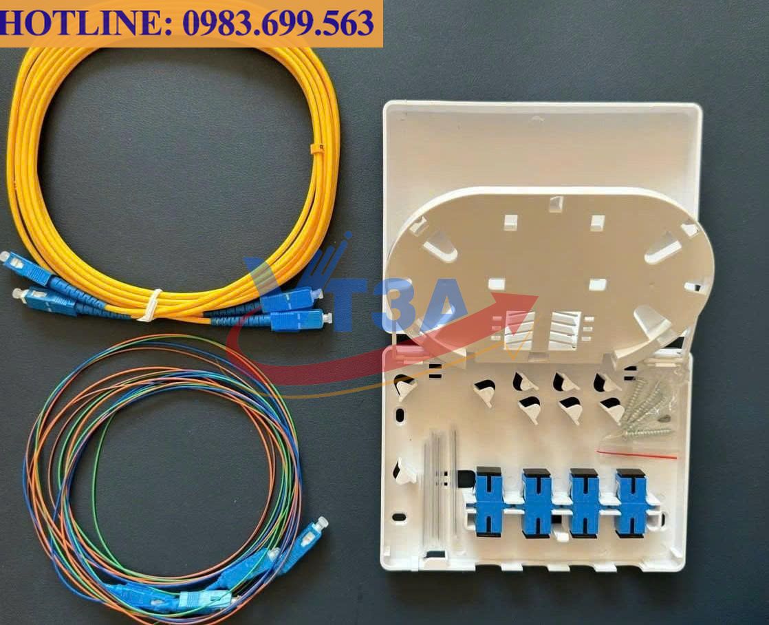 Hộp phối quang nhựa 8Fo indoor SC/UPC