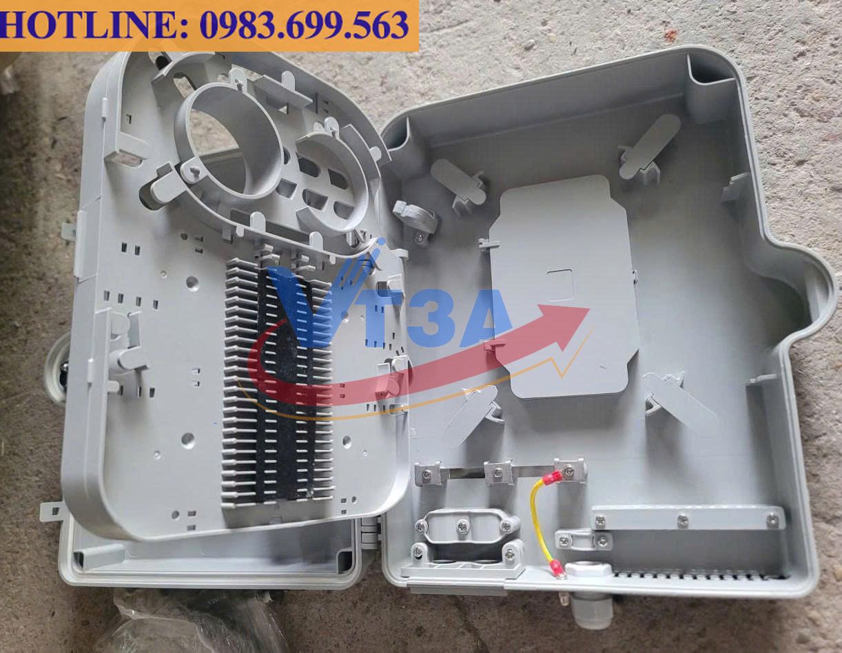Hộp phối quang ODF 12FO outdoor đầy đủ phụ kiện SC