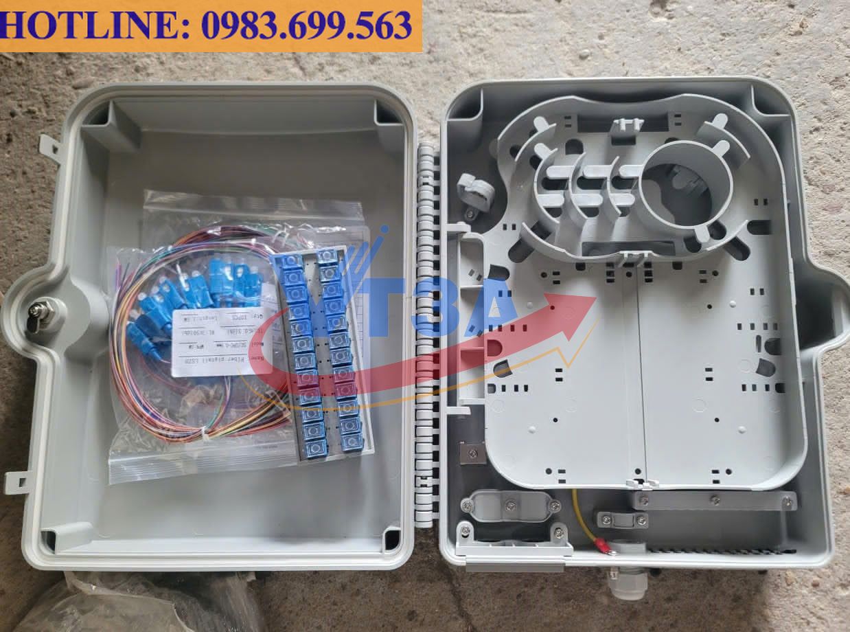 Hộp phối quang ODF 24FO 24 cổng treo cột điện ngoài trời